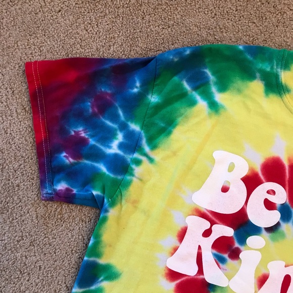 Be Kind Tie Dye T-Shirt Size M Let Your Star Shine - Picture 6 of 9
